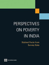 Perspectives on Poverty in India (eBook): Stylized Facts from Survey Data